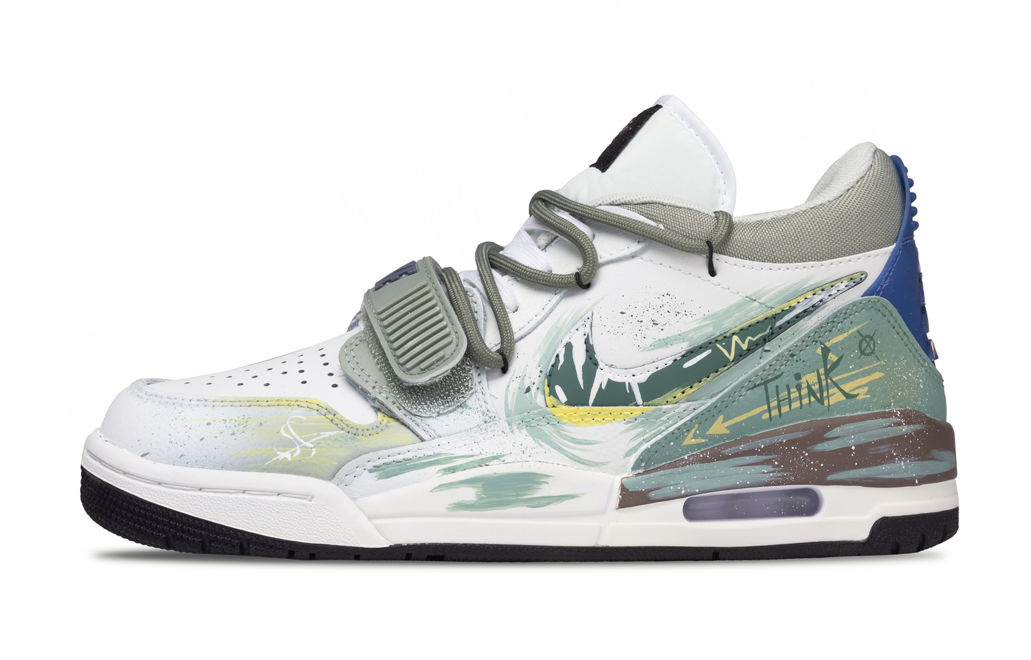 Jordan Legacy 312 SEVEN Ноты Граффити Износостойкие Низкие Винтажные Баскетбольные Кроссовки Мужские белый Зеленые
Jordan Legacy 312 SEVEN Ноты Граффити Износостойкие Низкие Винтажные Баскетбольные Кроссовки Мужские белый Зеленые