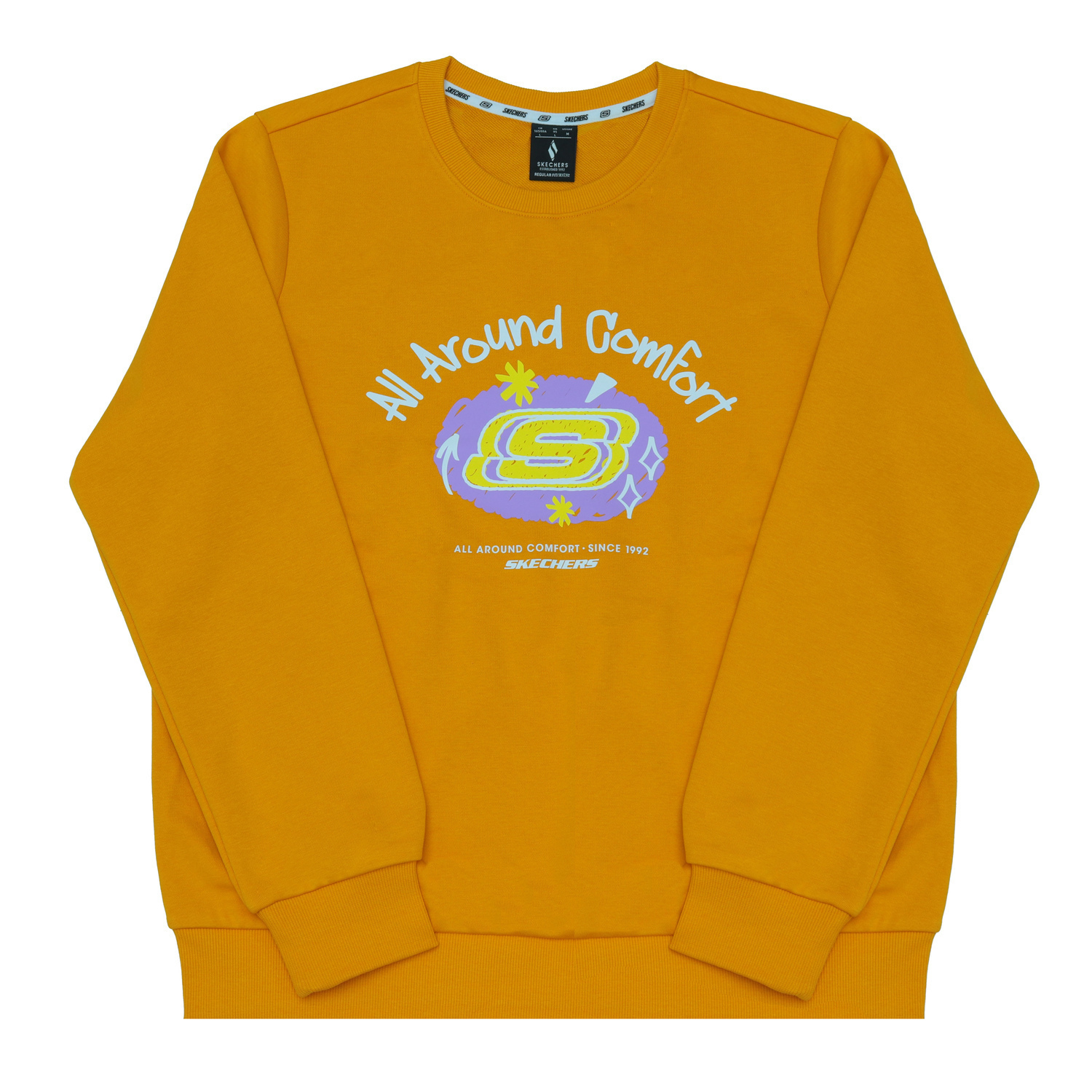 Skechers Толстовка унисекс, оранжево-желтые, с круглым вырезом, средней толщины
Skechers Толстовка унисекс, оранжево-желтые, с круглым вырезом, средней толщины