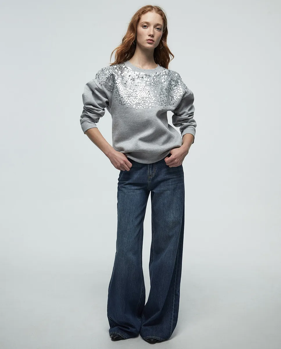 Толстовка с пайетками Sfera, светло-серый
Толстовка с пайетками Sfera, светло-серый