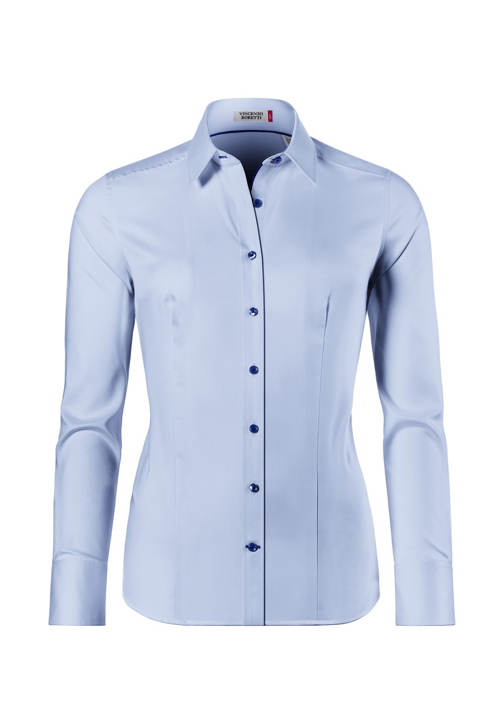 Блузка на пуговицах Vincenzo Boretti, светло-голубой
Блузка на пуговицах Vincenzo Boretti, светло-голубой