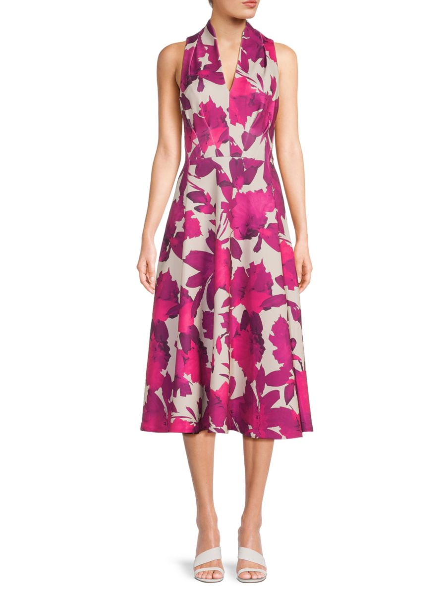 Платье-миди А-силуэта с цветочным принтом Calvin Klein, цвет Pink Multicolor
Платье-миди А-силуэта с цветочным принтом Calvin Klein, цвет Pink Multicolor