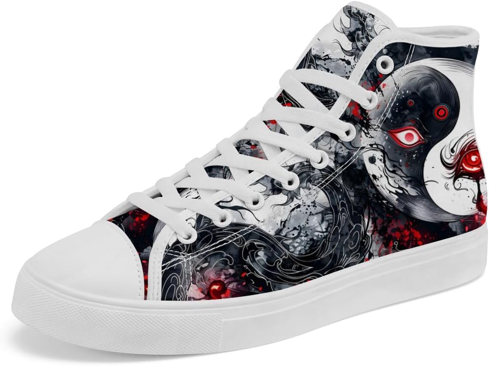 Высокие кеды Yin и Yang на шнуровке, повседневная обувь для женщин и мужчин Chebing, белый/черный
Высокие кеды Yin и Yang на шнуровке, повседневная обувь для женщин и мужчин Chebing, белый/черный