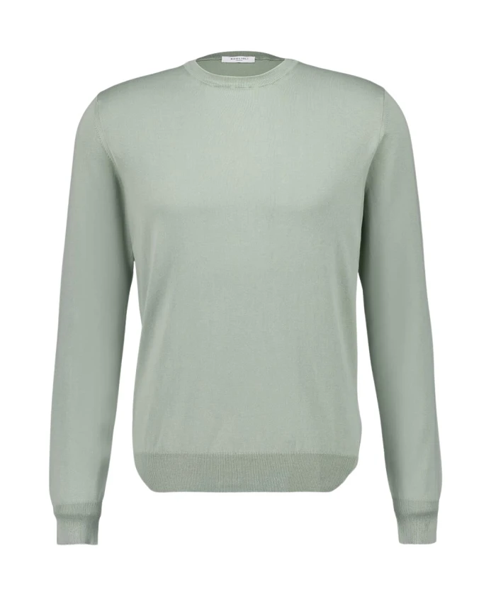 Хлопковый свитер с круглым вырезом цвета шалфея Boglioli, зеленый
Хлопковый свитер с круглым вырезом цвета шалфея Boglioli, зеленый