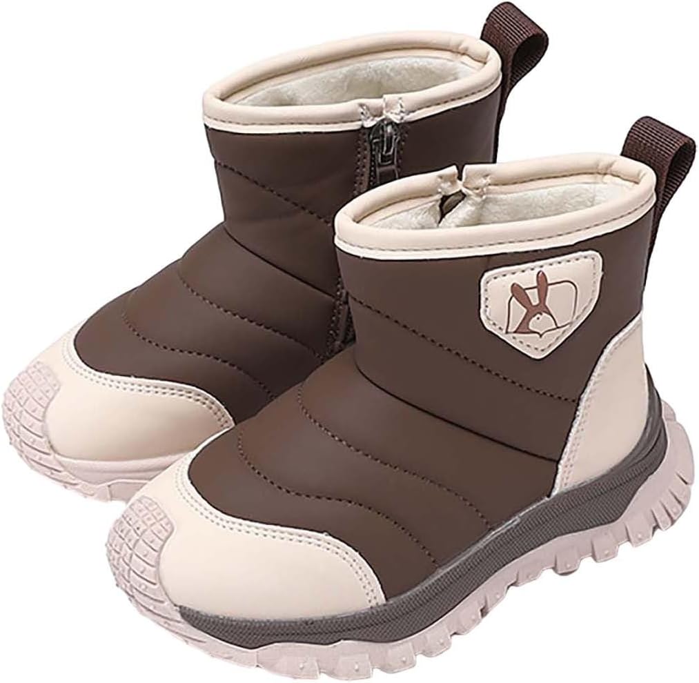 Детские ботинки для мальчиков и девочек с плотной плюшевой подкладкой, зимние водонепроницаемые ботинки на платформе с нескользящей подошвой, наружная обувь, зимние ботильоны Generic, Brown
Детские ботинки для мальчиков и девочек с плотной плюшевой подкладкой, зимние водонепроницаемые ботинки на платформе с нескользящей подошвой, наружная обувь, зимние ботильоны Generic, Brown
