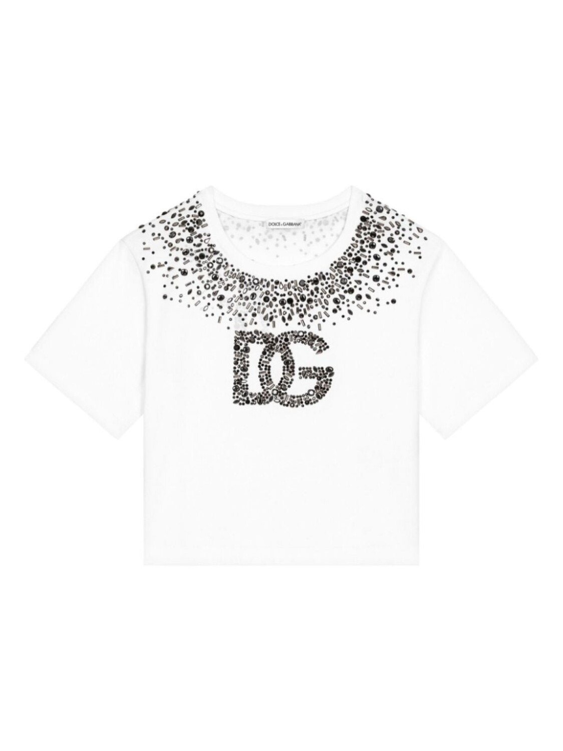 Dolce & Gabbana футболка с кристаллами, белый
Dolce & Gabbana футболка с кристаллами, белый