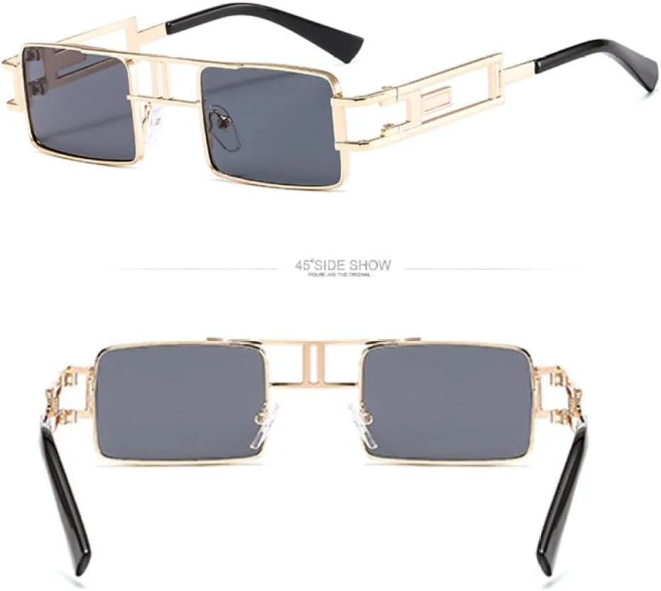 Прямоугольные солнцезащитные очки для женщин и мужчин, маленькие, черные, в стиле стимпанк, солнцезащитные очки для женщин, защита от ультрафиолета UV400 generic, 5
Прямоугольные солнцезащитные очки для женщин и мужчин, маленькие, черные, в стиле стимпанк, солнцезащитные очки для женщин, защита от ультрафиолета UV400 generic, 5