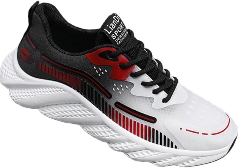 Мужские повседневные спортивные кроссовки - дышащий верх из сетки, стелька из ЭВА, подошва из ПВХ, подходят для низких кроссовок на шнуровке весной и летом Clolinde, белый/красный
Мужские повседневные спортивные кроссовки - дышащий верх из сетки, стелька из ЭВА, подошва из ПВХ, подходят для низких кроссовок на шнуровке весной и летом Clolinde, белый/красный