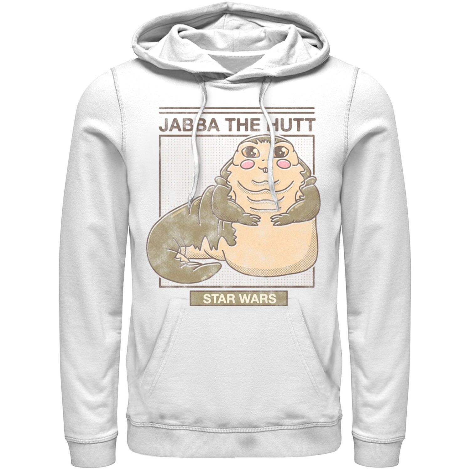 Мужская толстовка в сетку с милым портретом и изображениями Джаббы Хатта из мультфильма «Звездные войны» Licensed Character, белый
Мужская толстовка в сетку с милым портретом и изображениями Джаббы Хатта из мультфильма «Звездные войны» Licensed Character, белый