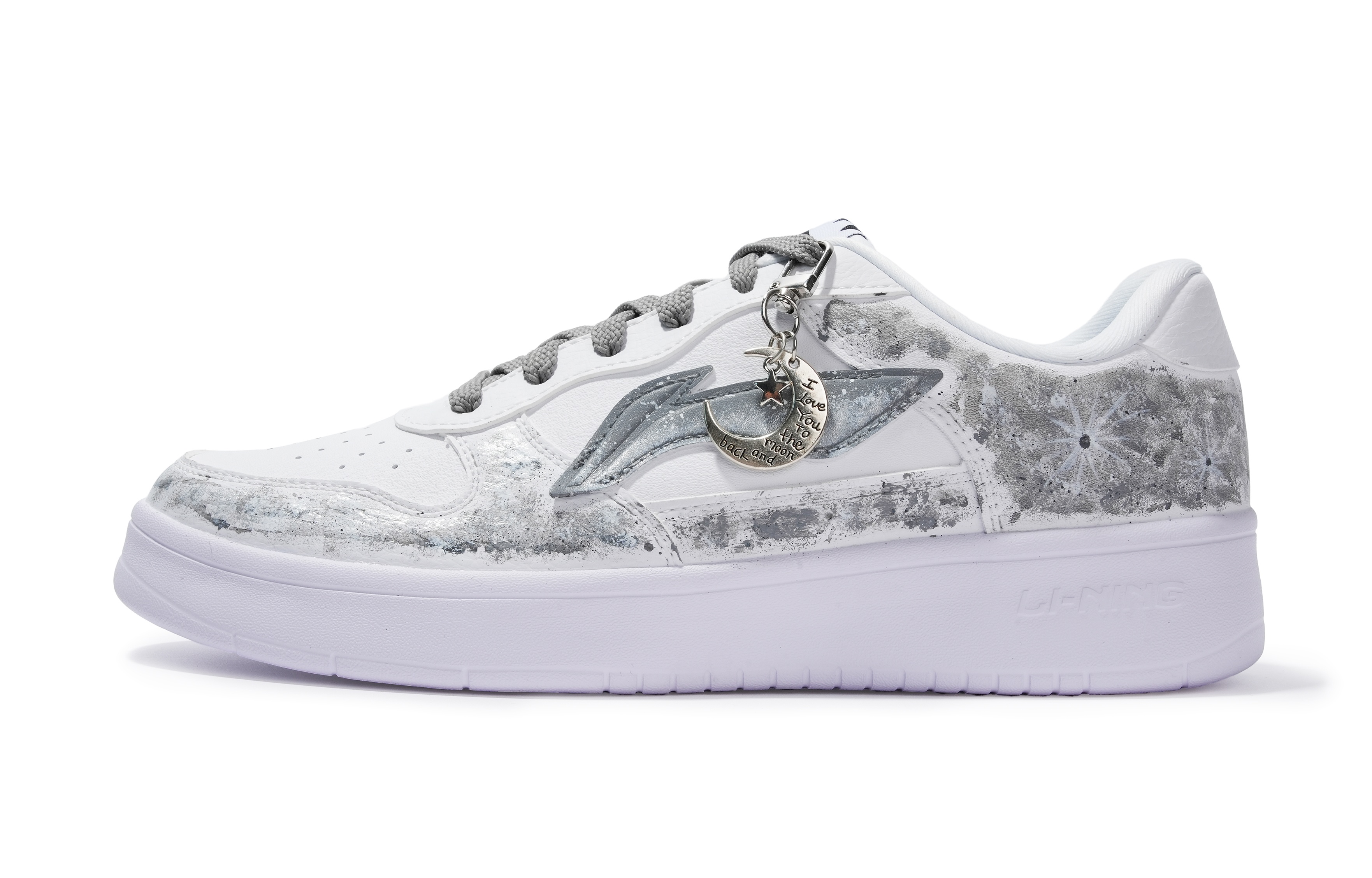 LINING Водонепроницаемые, износостойкие и дышащие низкие кроссовки для скейтбординга Pontoon Boats, мужские, белые, серые 
LINING Водонепроницаемые, износостойкие и дышащие низкие кроссовки для скейтбординга Pontoon Boats, мужские, белые, серые