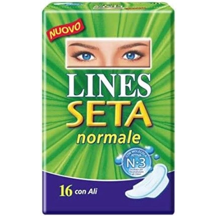 Lines Впитывающий шелковый купе с крыльями и зажимами
Lines Впитывающий шелковый купе с крыльями и зажимами