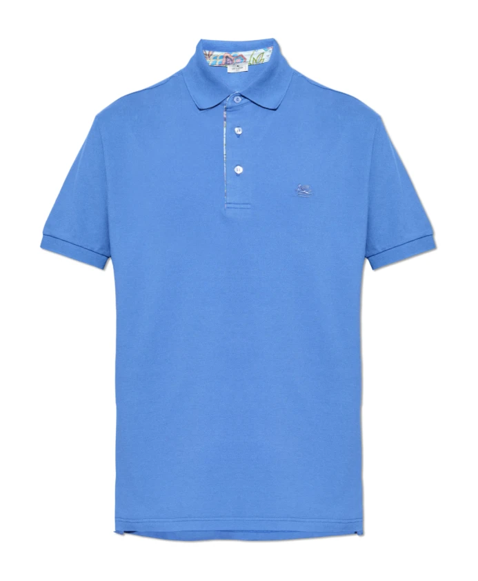 Рубашка-Поло с вышитым логотипом Etro, синий
Рубашка-Поло с вышитым логотипом Etro, синий