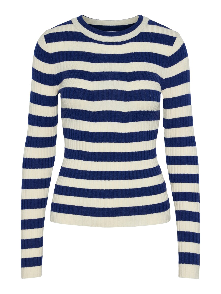 Тонкий вязаный свитер PIECES Sweater PCCrista, темно-синий 
Тонкий вязаный свитер PIECES Sweater PCCrista, темно-синий