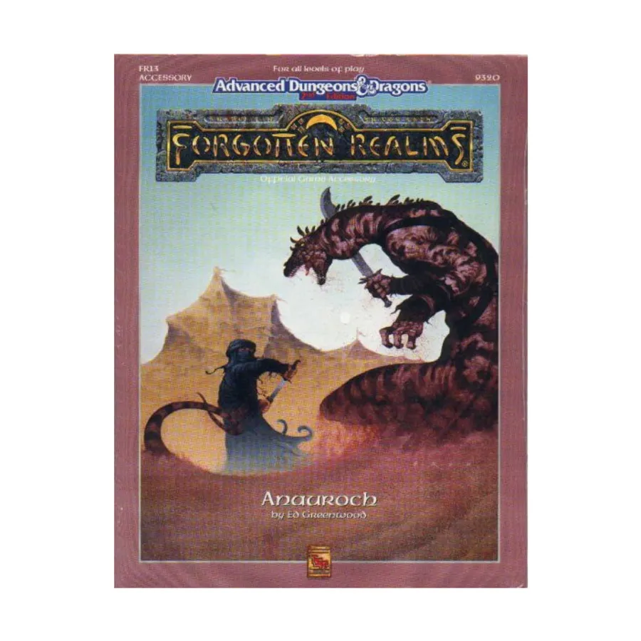 Anauroch, Forgotten Realms - World Books, мягкая обложка
Anauroch, Forgotten Realms - World Books, мягкая обложка