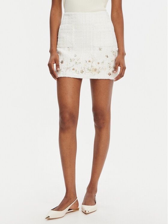 Мини-юбка regular fit GO-108-52E2-V400 Elisabetta Franchi, экрю
Мини-юбка regular fit GO-108-52E2-V400 Elisabetta Franchi, экрю