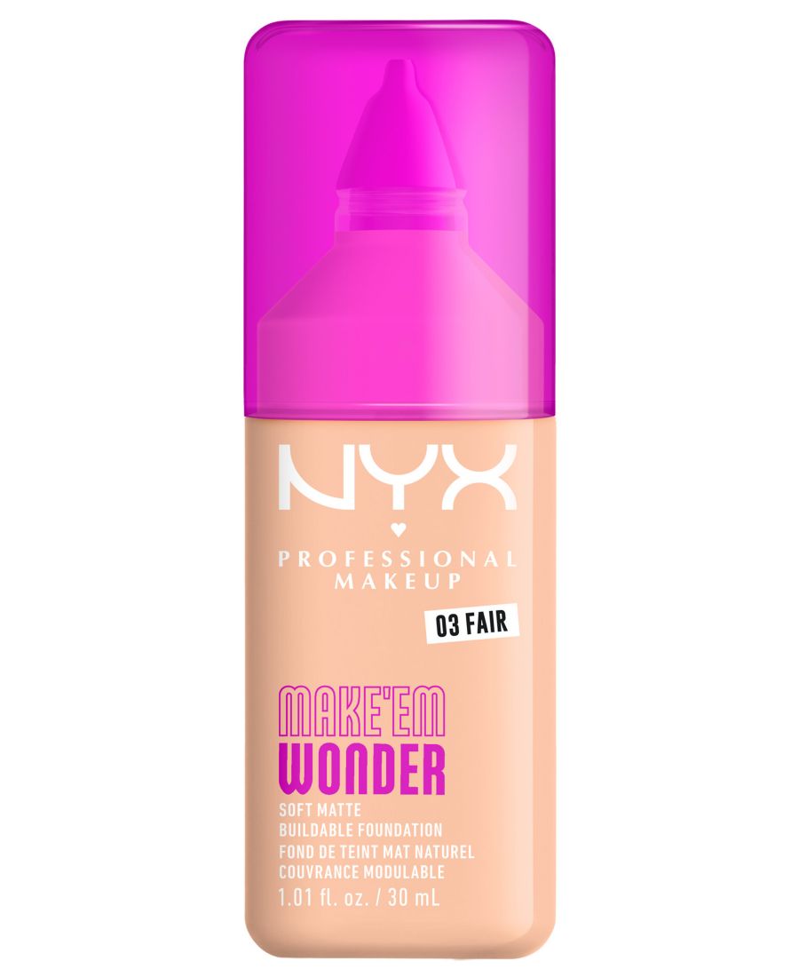 Тональный крем Wonder Foundation, 0,84 унции NYX Professional Makeup, цвет fair
Тональный крем Wonder Foundation, 0,84 унции NYX Professional Makeup, цвет fair
