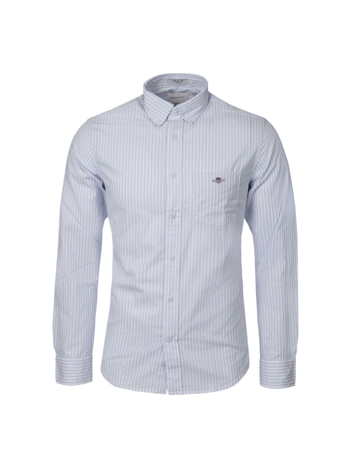 Gant Рубашка с длинными рукавами Reg Classic Poplin Stripe, светло-голубого цвета
Gant Рубашка с длинными рукавами Reg Classic Poplin Stripe, светло-голубого цвета