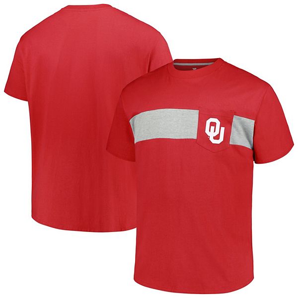Мужская футболка oklahoma sooners big & tall с цветной полосой Profile
Мужская футболка oklahoma sooners big & tall с цветной полосой Profile