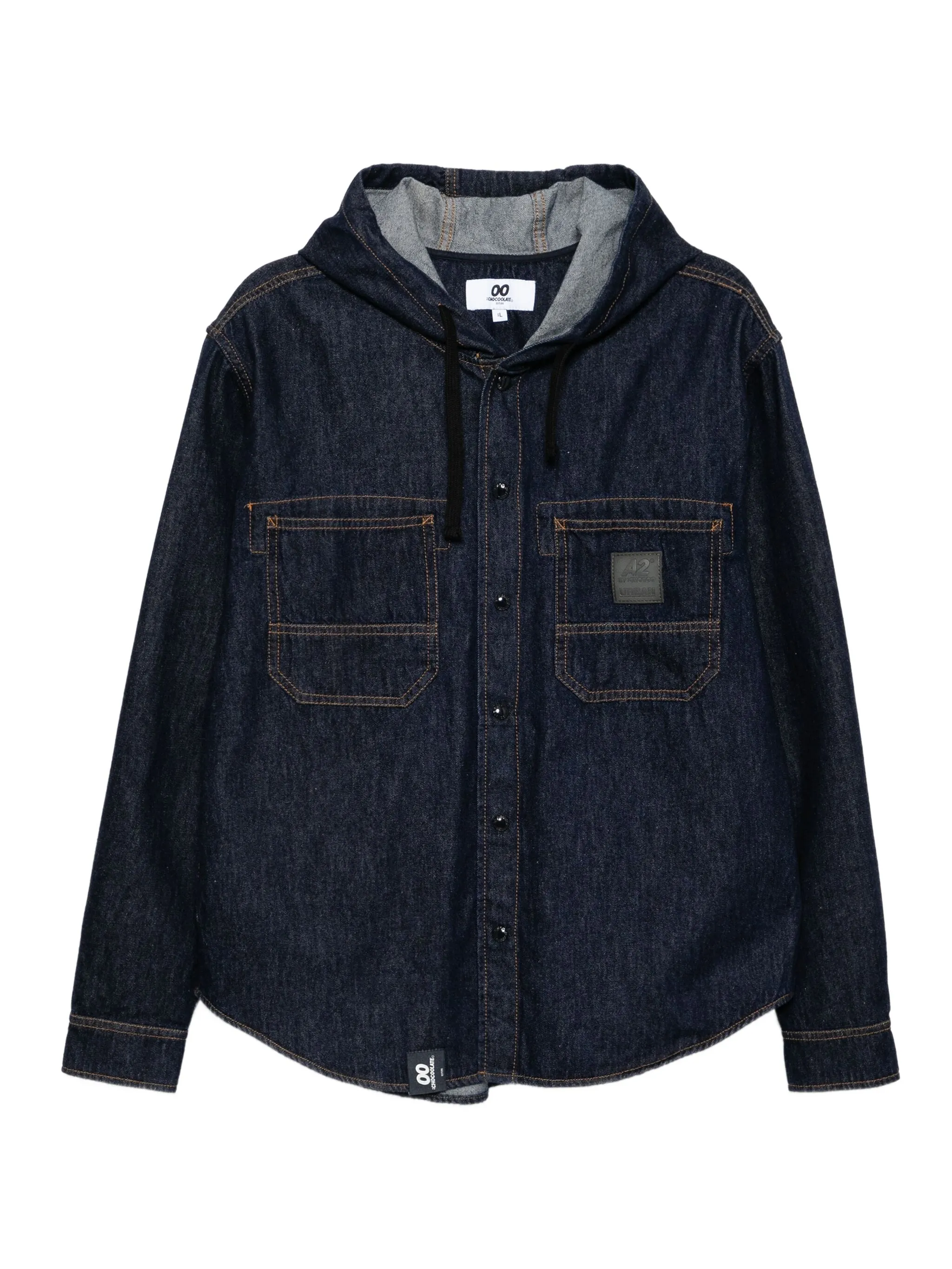 Джинсовая рубашка с капюшоном Chocoolate, синий
Джинсовая рубашка с капюшоном Chocoolate, синий