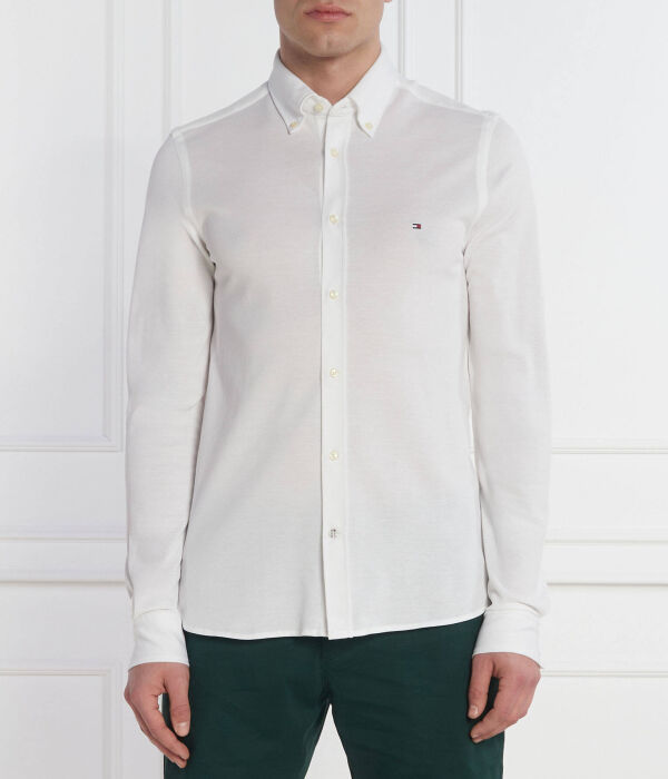 Рубашка мужская Tommy Hilfiger облегающего кроя хлопковая, белый
Рубашка мужская Tommy Hilfiger облегающего кроя хлопковая, белый