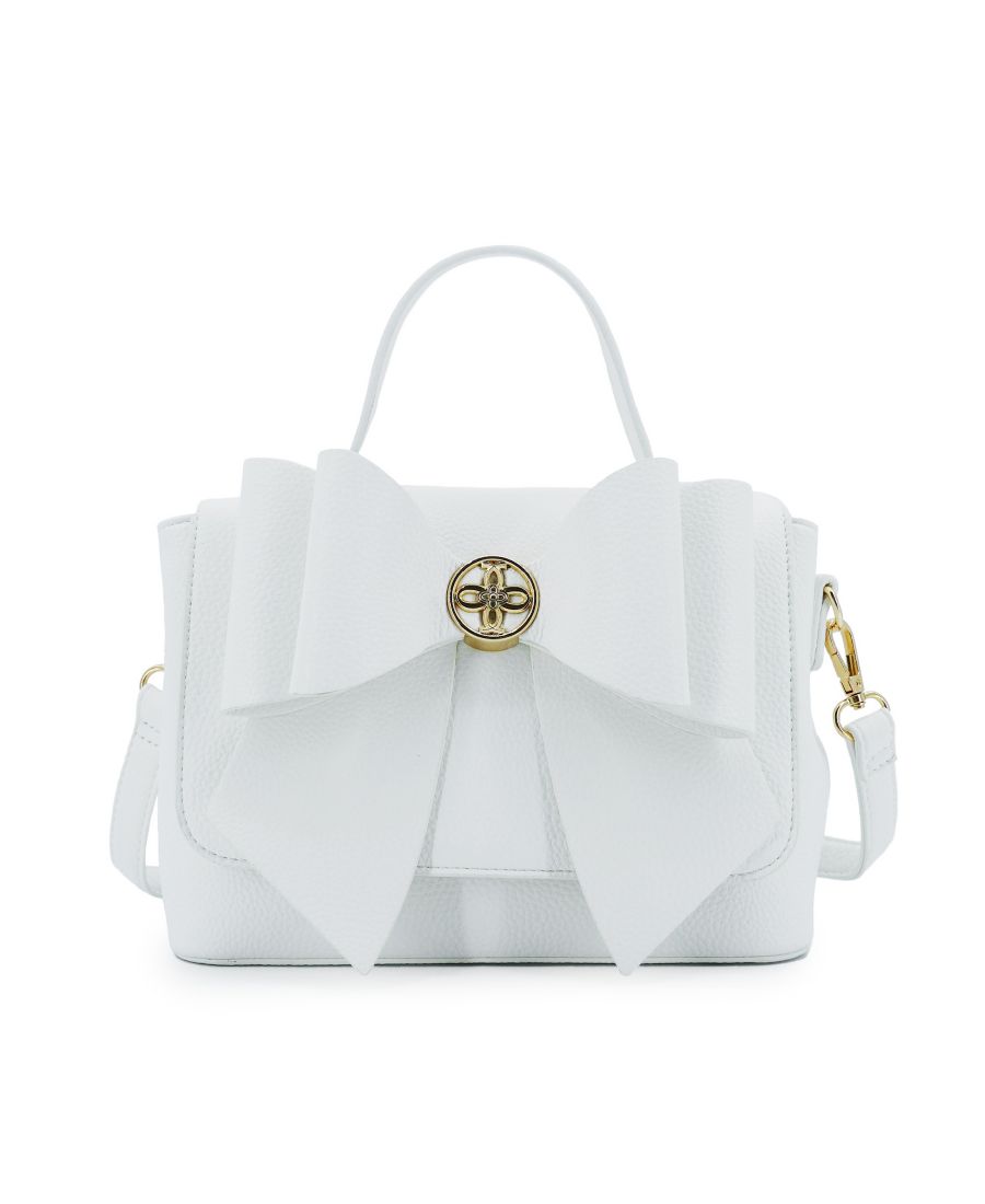 Сумка через плечо с магнитной застежкой и двойным бантом LIKE DREAMS, White
Сумка через плечо с магнитной застежкой и двойным бантом LIKE DREAMS, White