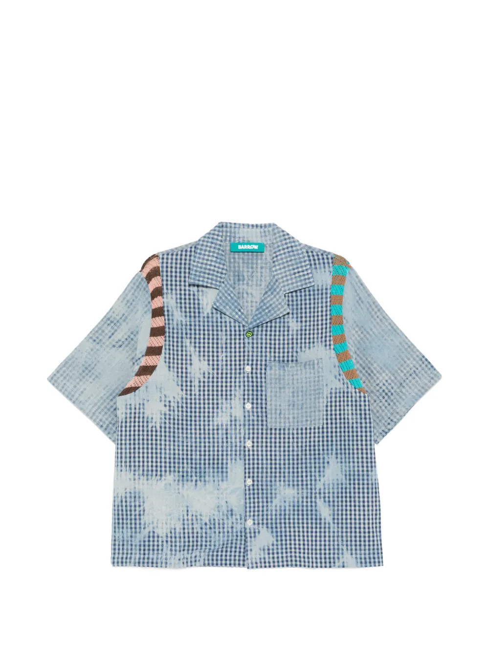 Рубашка в клетку с комбинированными вставками Barrow, синий
Рубашка в клетку с комбинированными вставками Barrow, синий