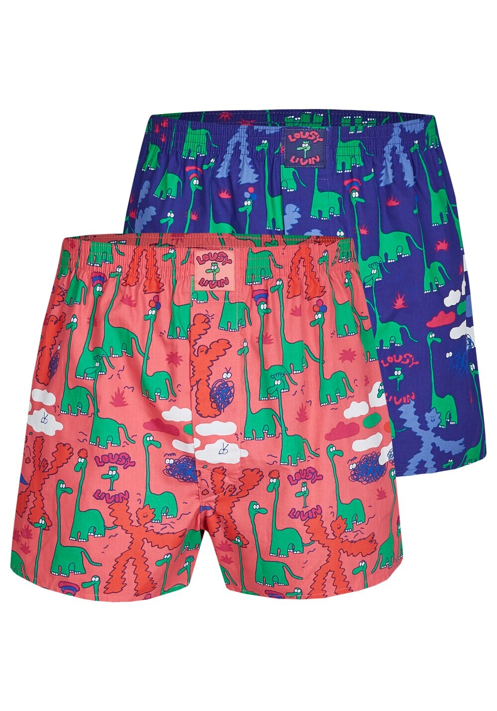 Трусы боксеры Lousy Livin Dinos, синий/розовый
Трусы боксеры Lousy Livin Dinos, синий/розовый