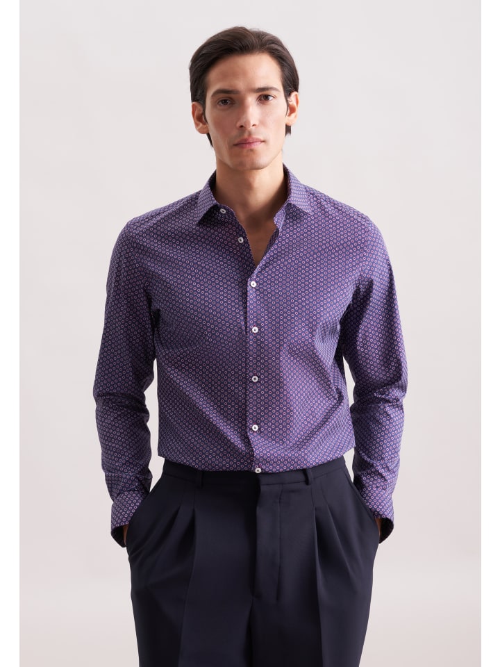 Рубашка Seidensticker, фиолетовый
Рубашка Seidensticker, фиолетовый