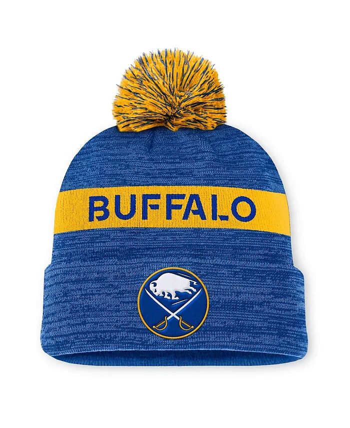 Мужская королевская/золотая шапка Buffalo Sabres Authentic Pro Rink с манжетами и помпоном Fanatics
Мужская королевская/золотая шапка Buffalo Sabres Authentic Pro Rink с манжетами и помпоном Fanatics