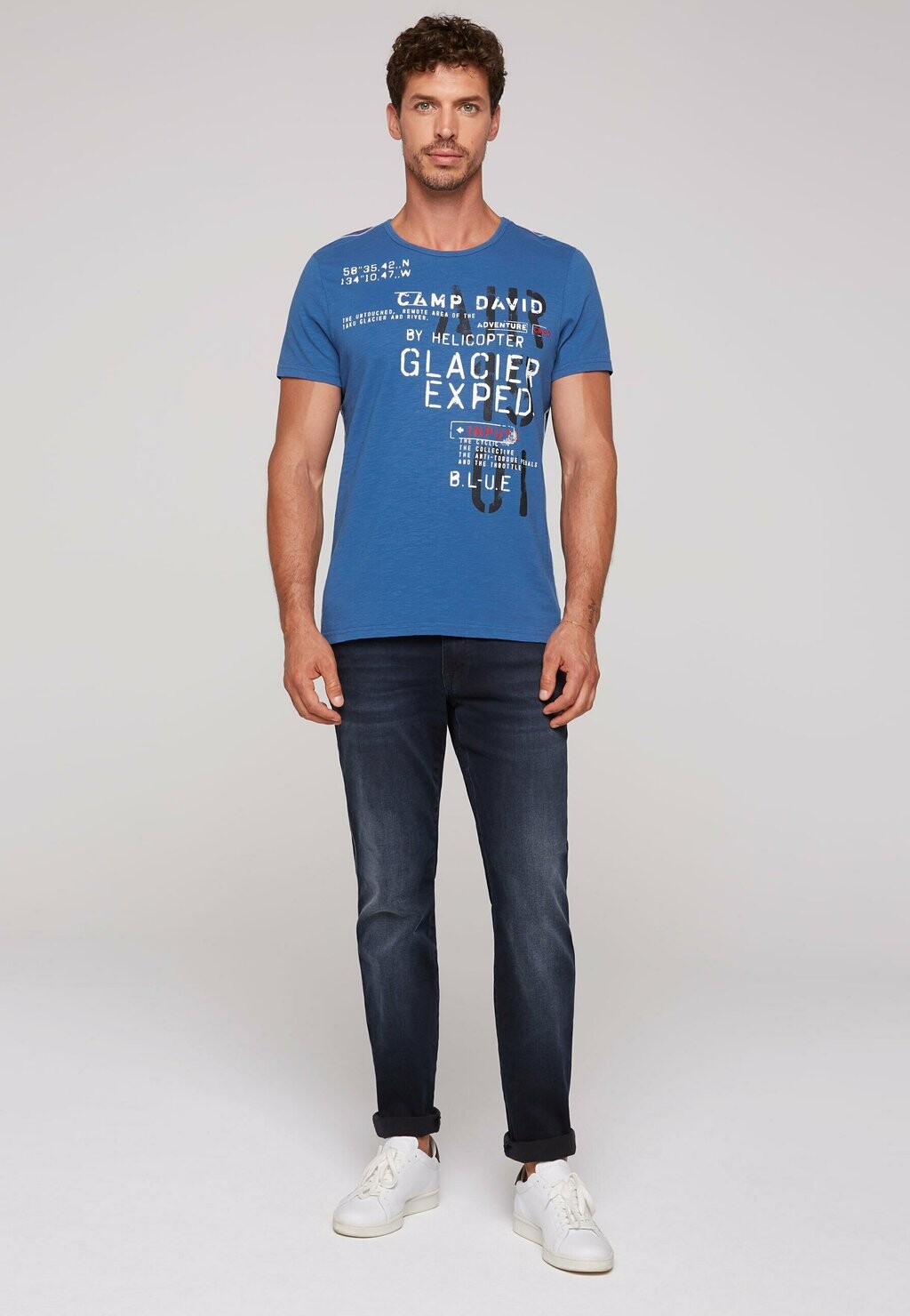 Футболка с принтом Camp David, синий
Футболка с принтом Camp David, синий