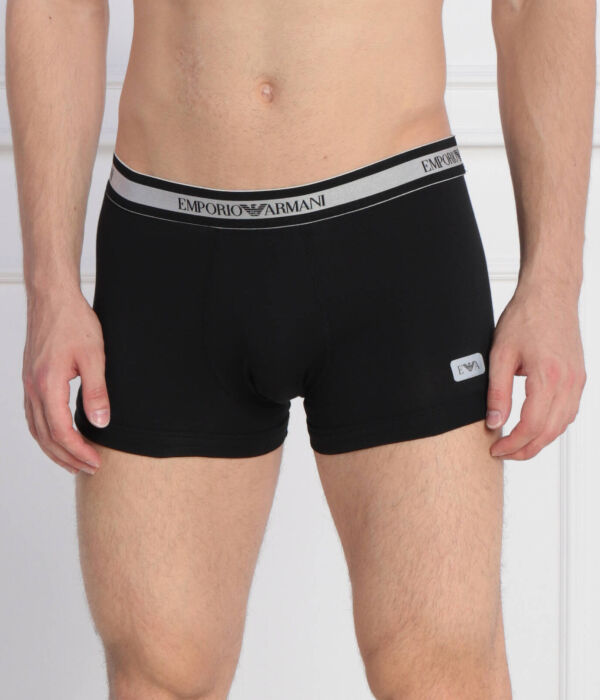 Боксеры Emporio Armani с надписью на резинке, черный
Боксеры Emporio Armani с надписью на резинке, черный