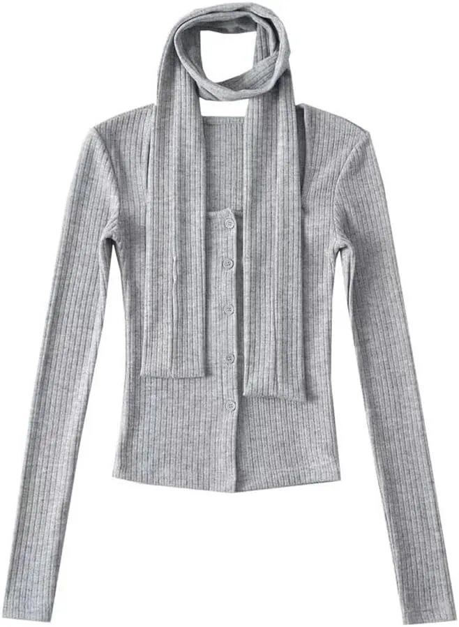 Кардиган с квадратным вырезом и длинными рукавами DFWZMQTG
Кардиган с квадратным вырезом и длинными рукавами DFWZMQTG