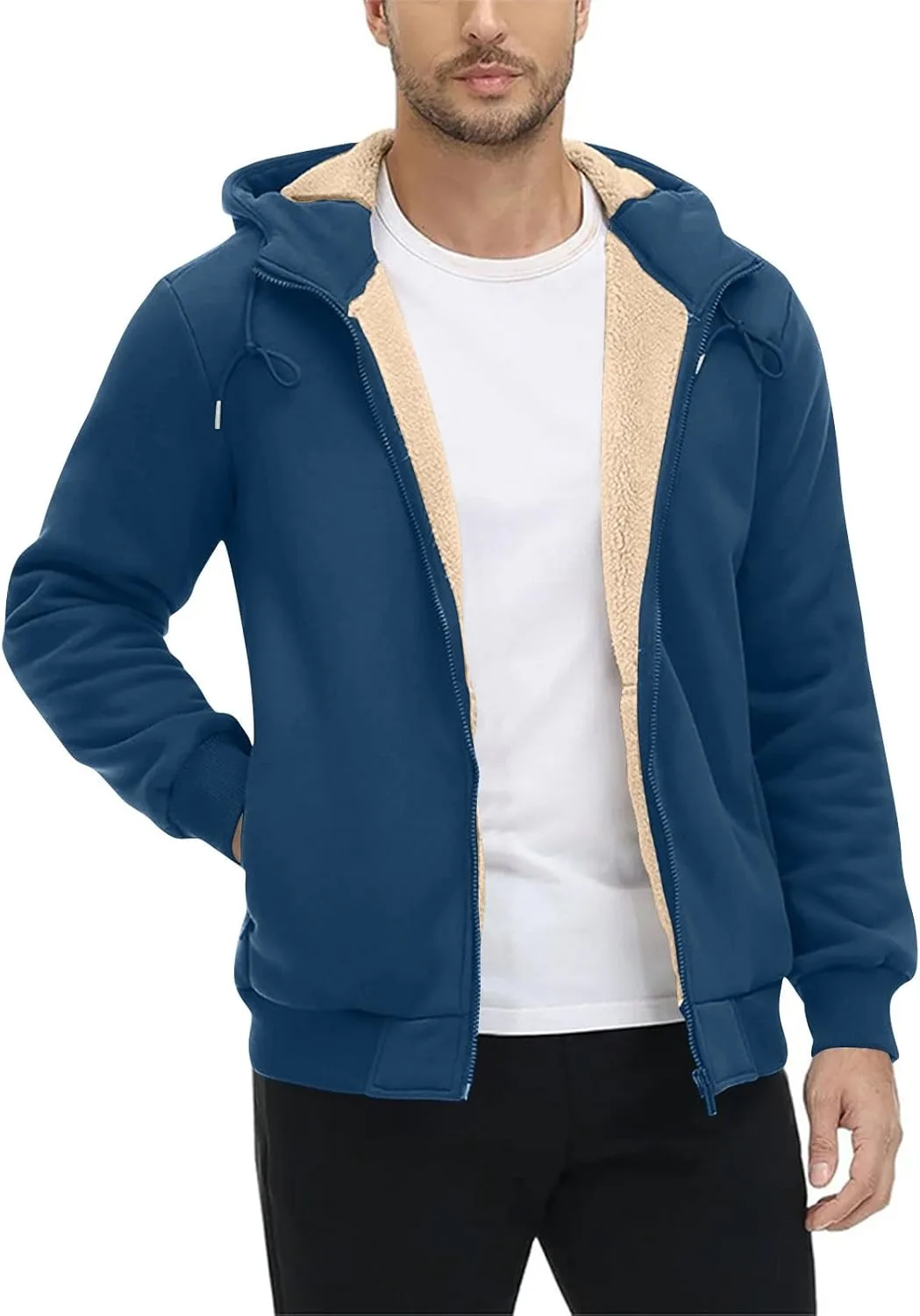 Мужская толстовка с молнией, классическая модель
Мужская толстовка с молнией, классическая модель