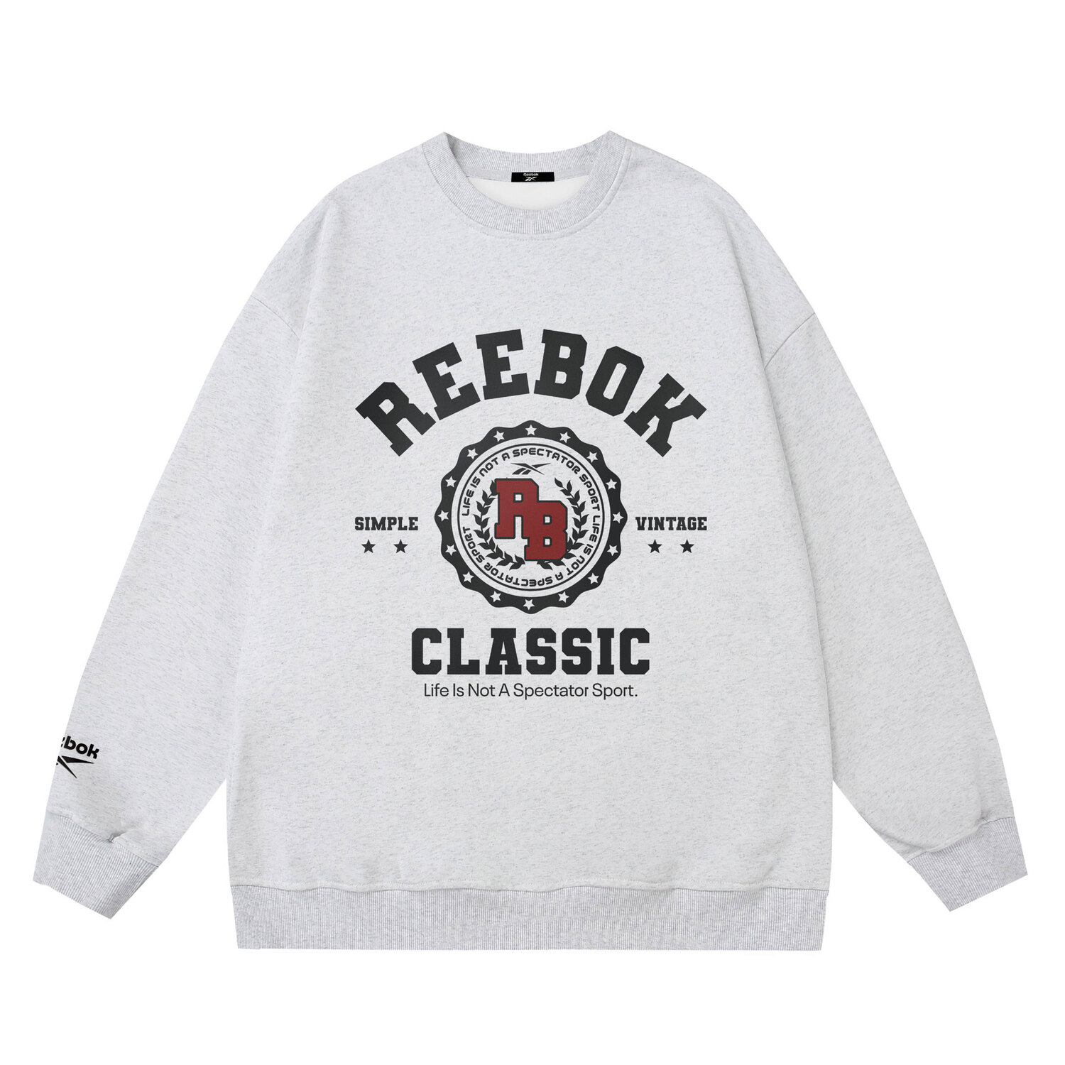 Свитшот Unisex Crew Neck Moderate Regular Reebok, белый heather серый
Свитшот Unisex Crew Neck Moderate Regular Reebok, белый heather серый