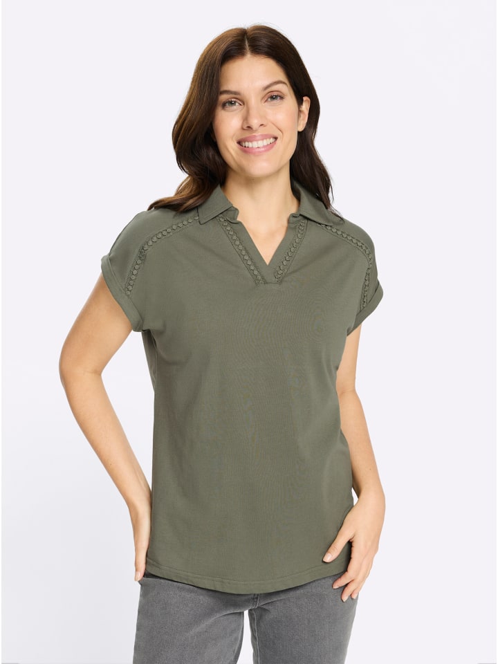 Sieh an! Рубашка-поло цвета хаки
Sieh an! Рубашка-поло цвета хаки