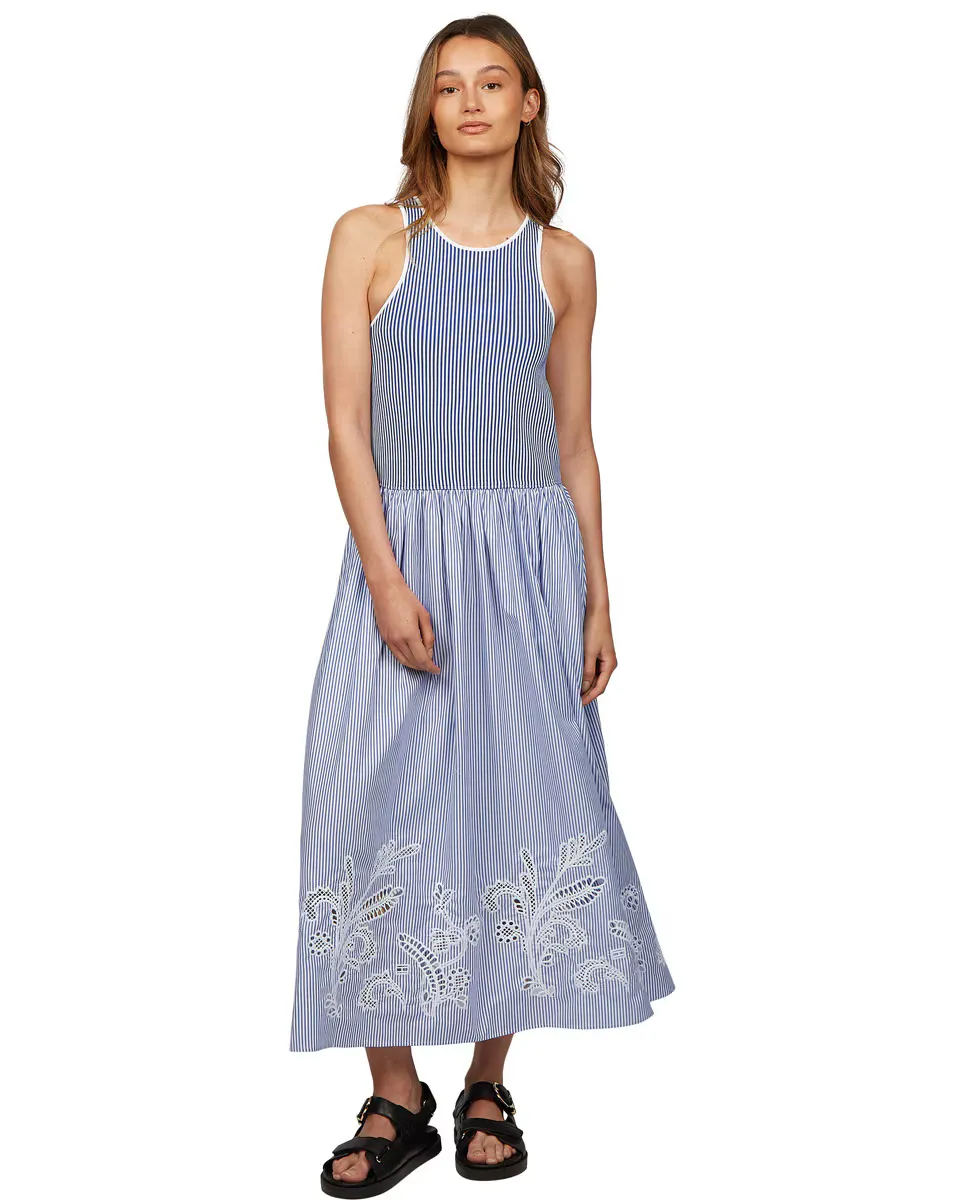 Миди-платье без рукавов с вышивкой Anglaise Tommy Hilfiger, светло-голубой
Миди-платье без рукавов с вышивкой Anglaise Tommy Hilfiger, светло-голубой