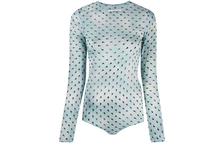 Футболка женская Maison Margiela, синий 
Футболка женская Maison Margiela, синий