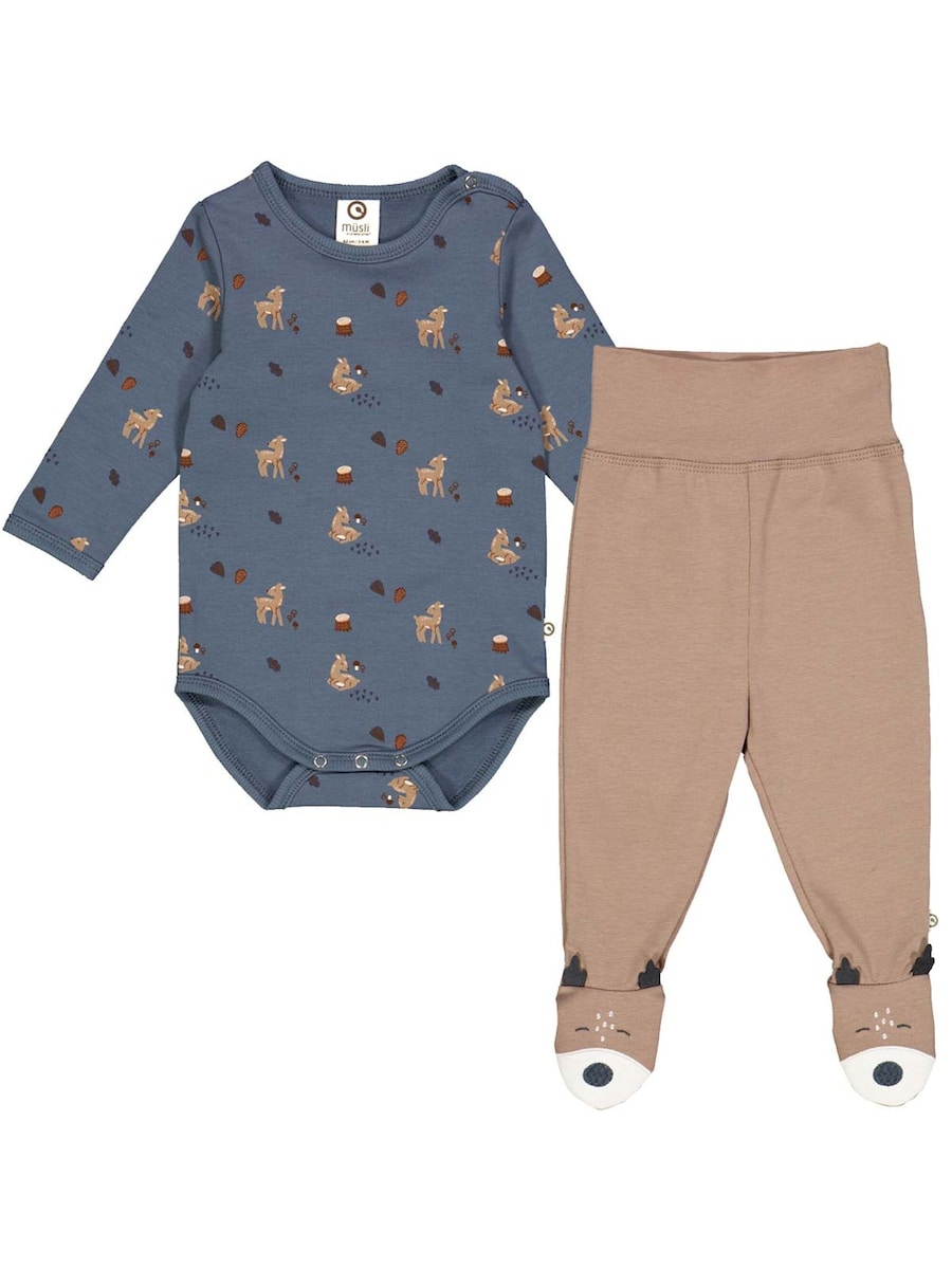 Набор Müsli by GREEN COTTON, дымчато-синий
Набор Müsli by GREEN COTTON, дымчато-синий