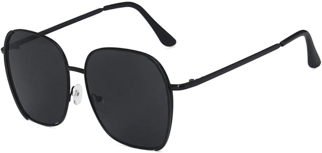 Солнцезащитные очки с защитой UV400 | Увеличенная металлическая оправа, цветные линзы | Для женщин и мужчин, для занятий спортом на открытом воздухе и вождения DSVIGF, Black Gray
Солнцезащитные очки с защитой UV400 | Увеличенная металлическая оправа, цветные линзы | Для женщин и мужчин, для занятий спортом на открытом воздухе и вождения DSVIGF, Black Gray