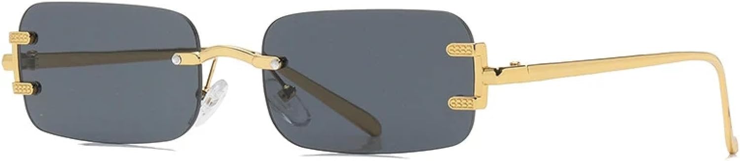 Солнцезащитные очки с защитой от УФ-излучения UV400 | Без оправы из металла | Для женщин и мужчин | Для занятий спортом на открытом воздухе и вождения DSVIGF, Gold Black
Солнцезащитные очки с защитой от УФ-излучения UV400 | Без оправы из металла | Для женщин и мужчин | Для занятий спортом на открытом воздухе и вождения DSVIGF, Gold Black