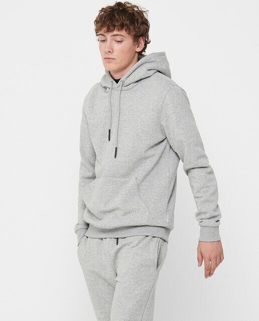 Мужская толстовка с капюшоном Only & Sons, светло-серый
Мужская толстовка с капюшоном Only & Sons, светло-серый