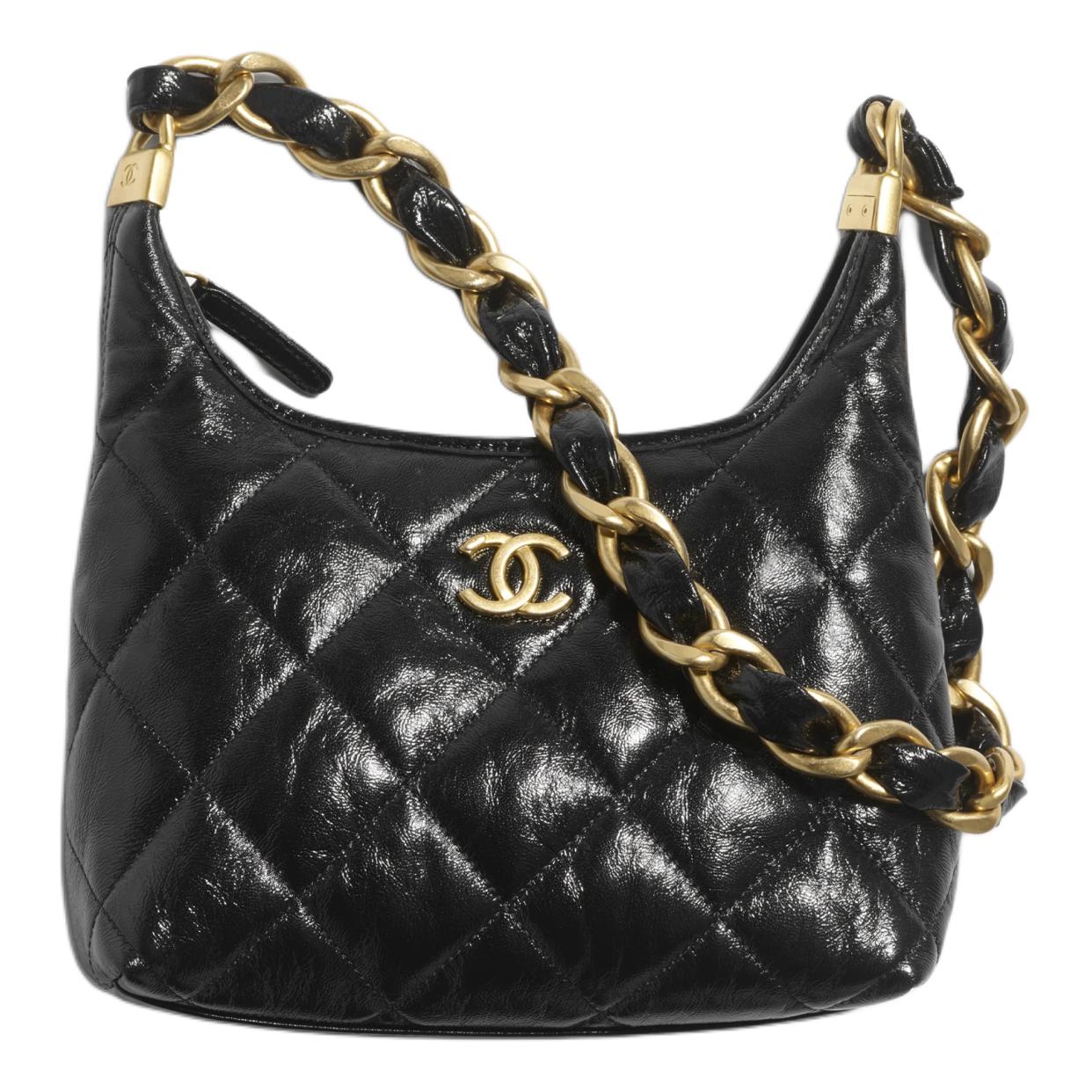 Сумка-хобо из ягненка, Женская черная сумка через плечо Trumpets CHANEL
Сумка-хобо из ягненка, Женская черная сумка через плечо Trumpets CHANEL