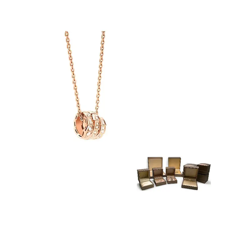 BVLGARI Серпенти Вайпер ожерелье из розового золота 585 пробы унисекс
BVLGARI Серпенти Вайпер ожерелье из розового золота 585 пробы унисекс