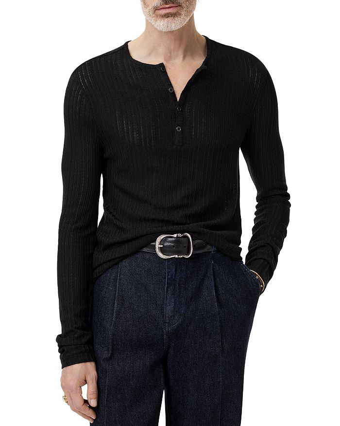 Рубашка Henley Araujo John Varvatos, черный
Рубашка Henley Araujo John Varvatos, черный
