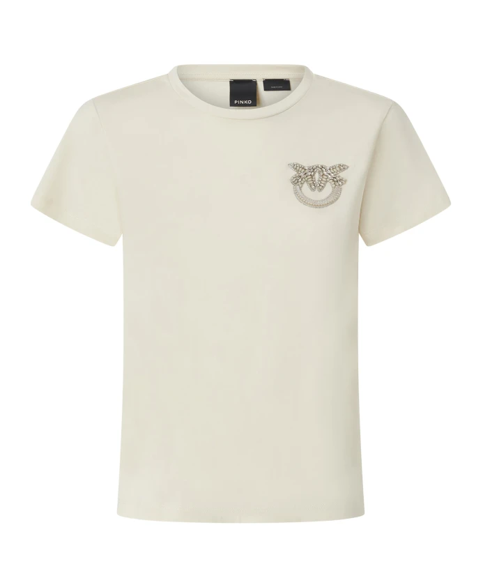 Футболка с вышивкой Love Birds Pinko, белый
Футболка с вышивкой Love Birds Pinko, белый