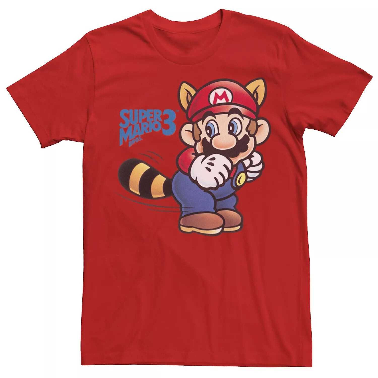 Мужская футболка Nintendo Super Mario Bros 3 Raccoon Mario Tail Attack Licensed Character
Мужская футболка Nintendo Super Mario Bros 3 Raccoon Mario Tail Attack Licensed Character