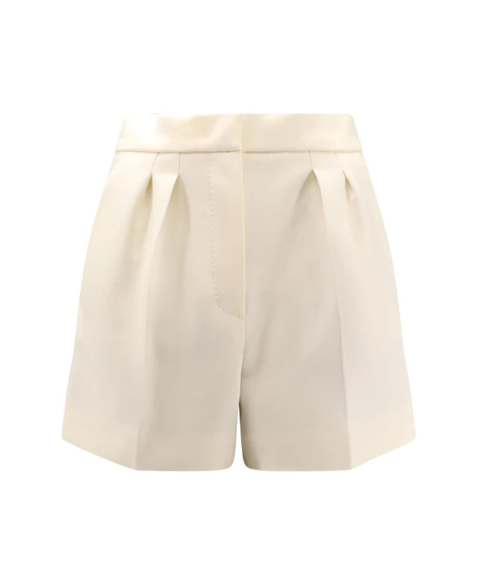 Белые шорты с высокой талией и карманами Max Mara, белый
Белые шорты с высокой талией и карманами Max Mara, белый