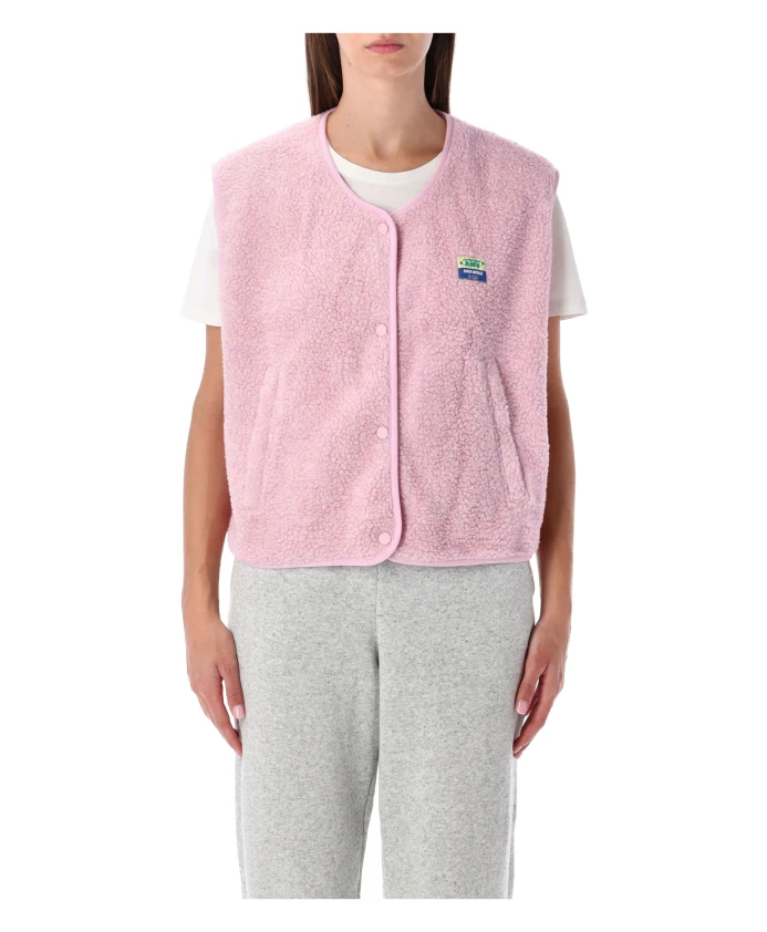 Розовый жилет из овчины AW25 American Vintage, розовый
Розовый жилет из овчины AW25 American Vintage, розовый