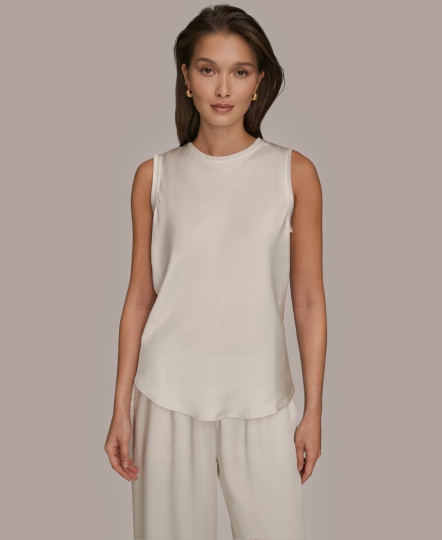 Женская майка без рукавов Donna Karan Weekend, Cream
Женская майка без рукавов Donna Karan Weekend, Cream