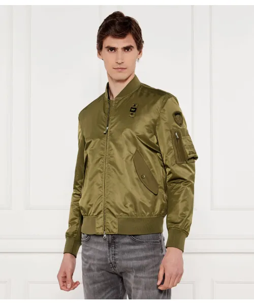 Бомбер Рокки Regular fit Blauer, зеленый 
Бомбер Рокки Regular fit Blauer, зеленый