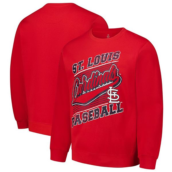 Мужской красный свитшот st louis cardinals Stitches
Мужской красный свитшот st louis cardinals Stitches